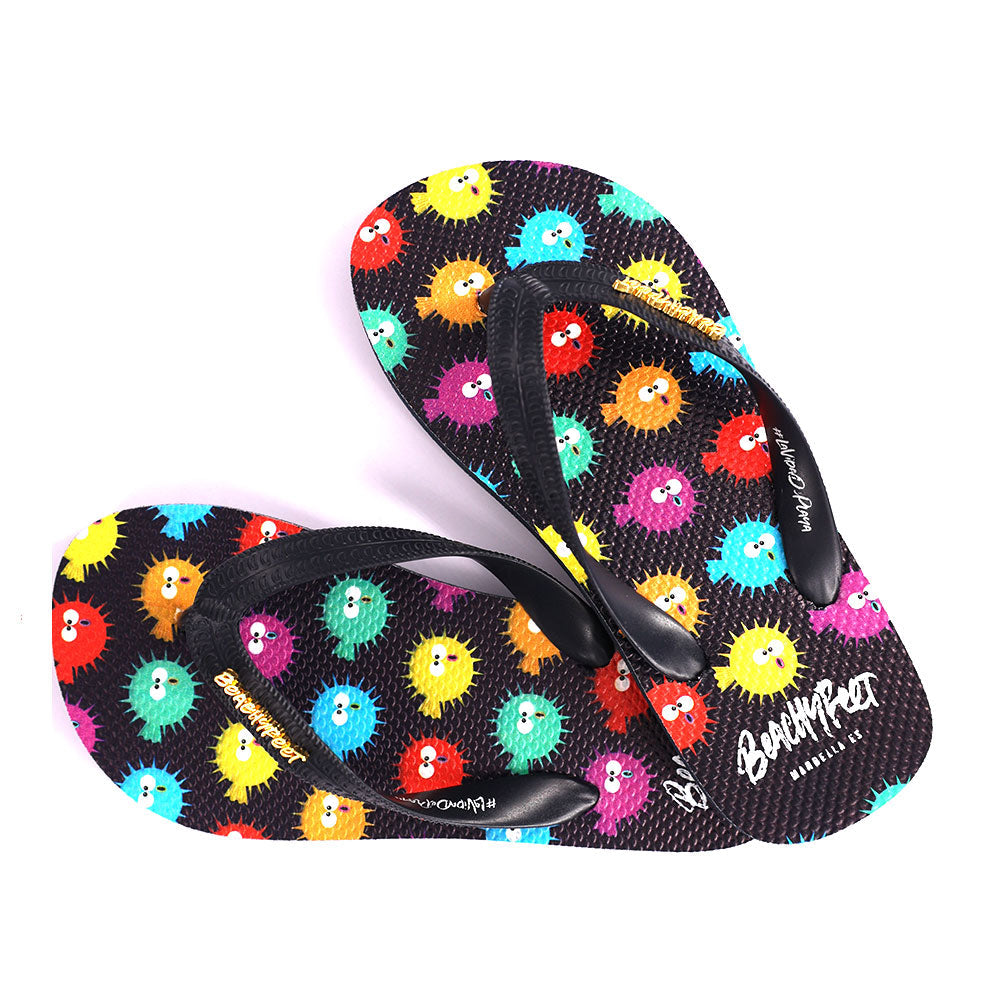 BeachyFeet - El Puffer Multi - Kids Flip Flops