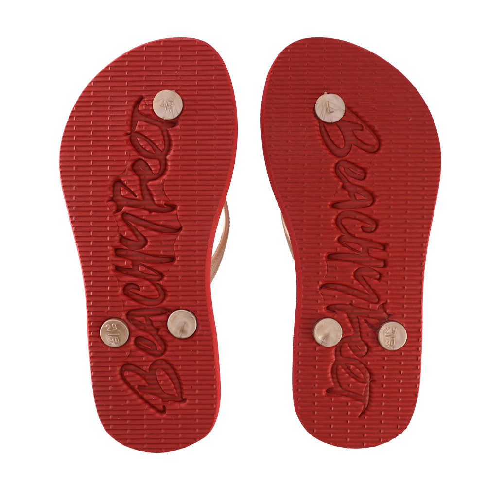 BeachyFeet - Estrellas Rojo - Kids Flip Flops