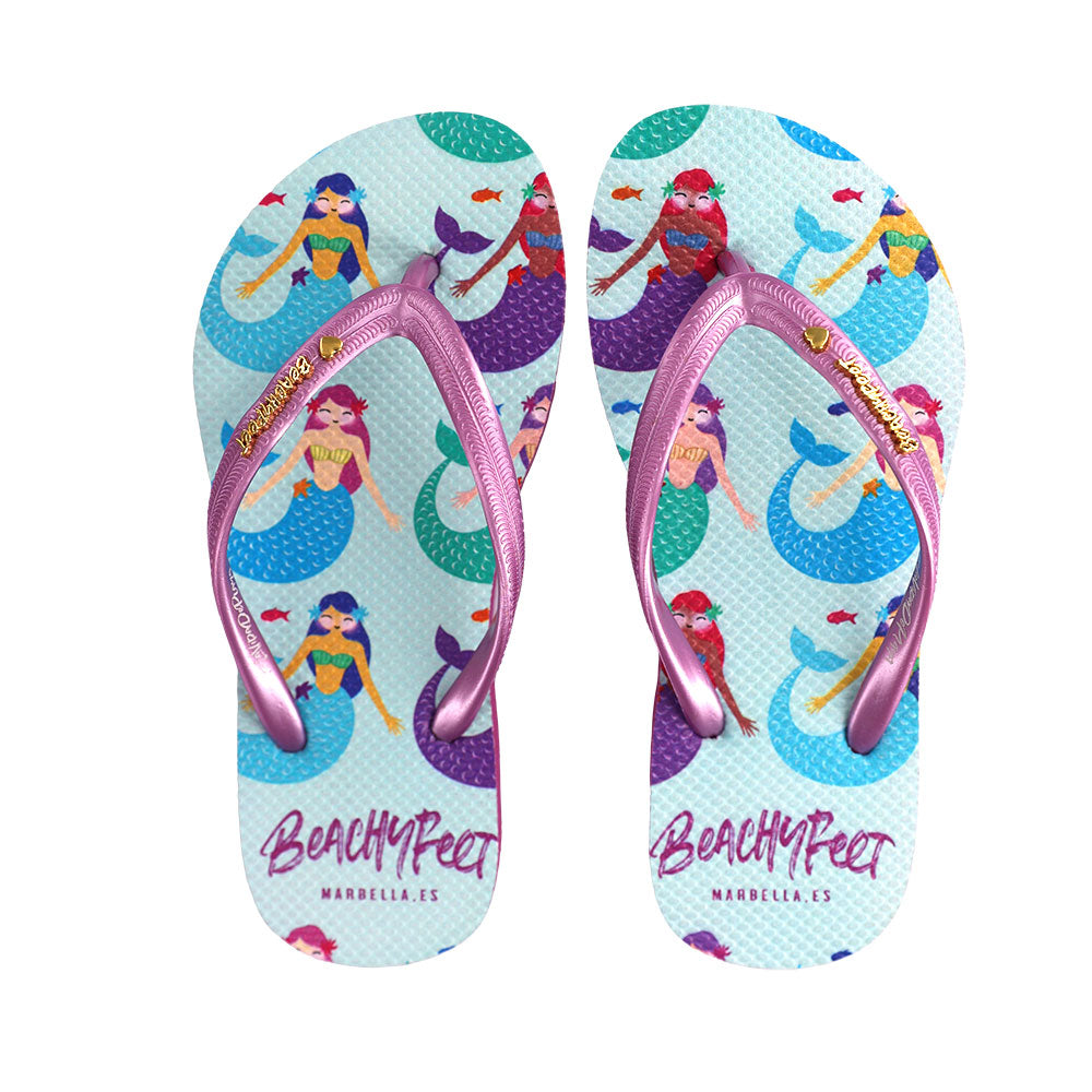BeachyFeet - Maria Repetido - Kids Flip Flops