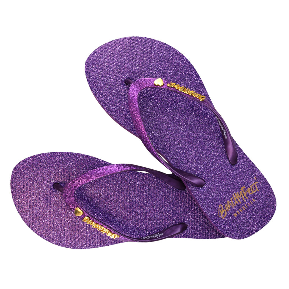 BeachyFeet - Purple Shimmer