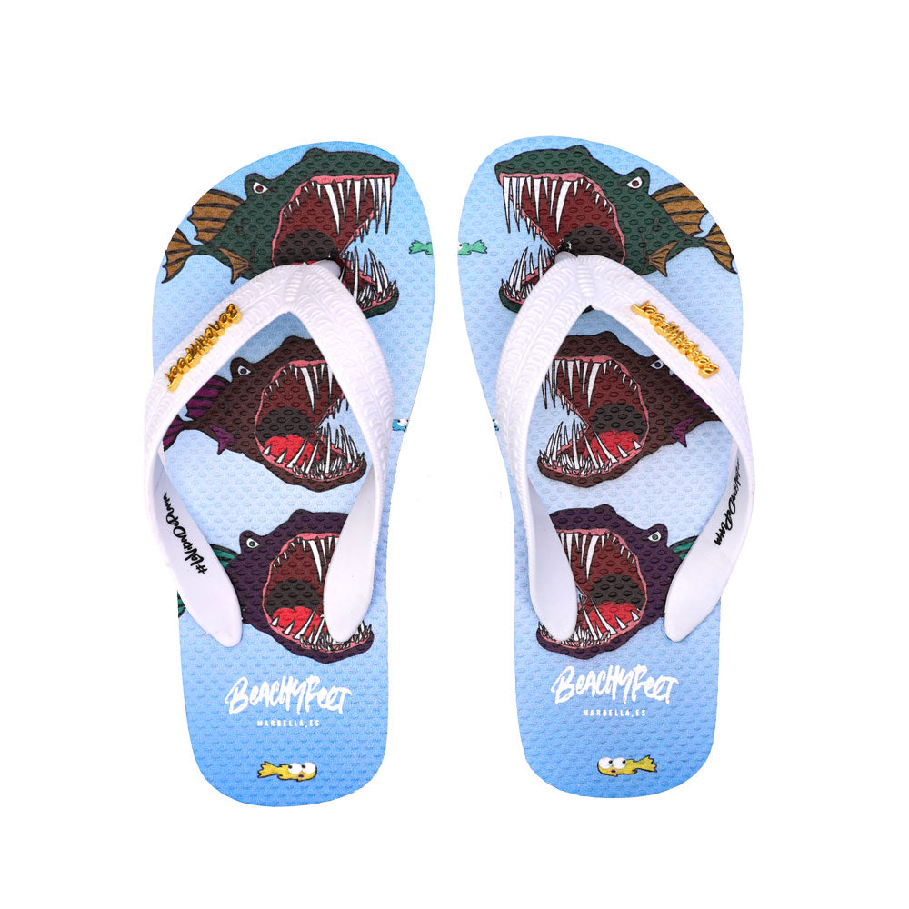BeachyFeet - Veneno Del Mar- Kids Flip Flops