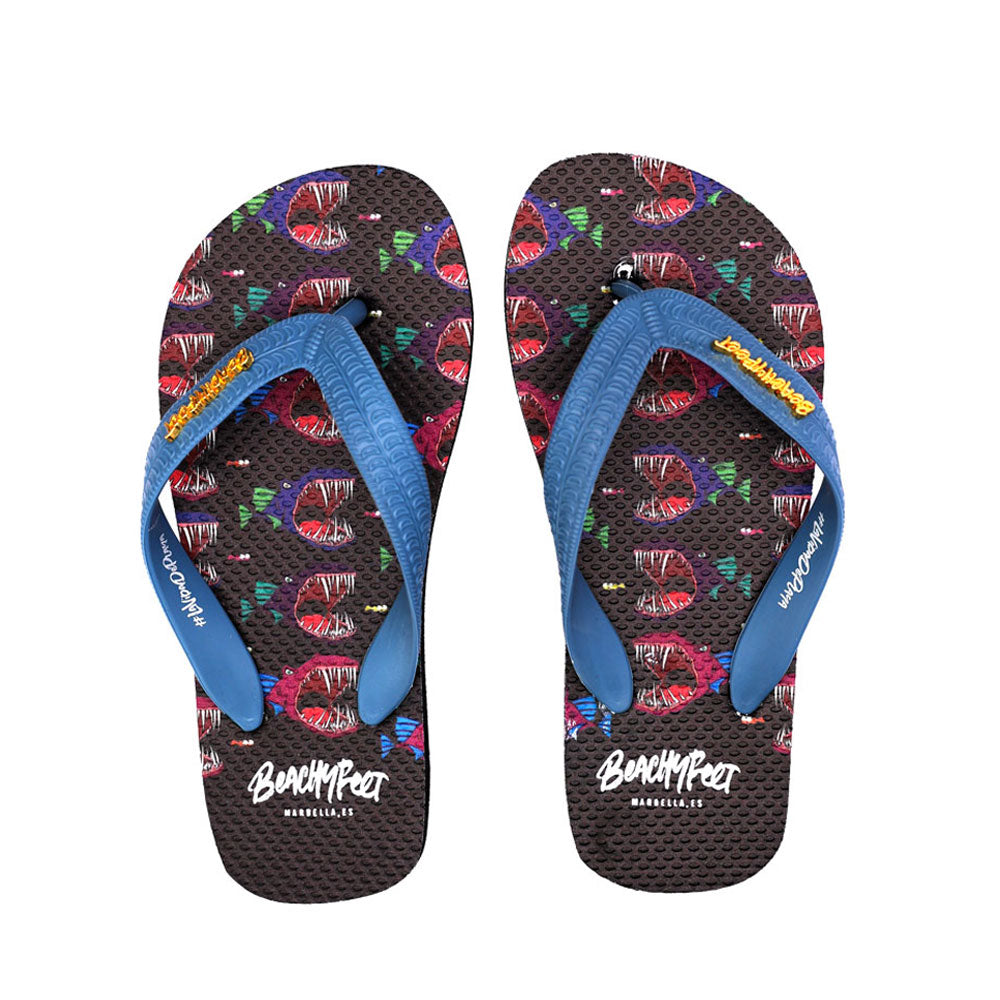BeachyFeet - Veneno Repetido- Kids Flip Flops