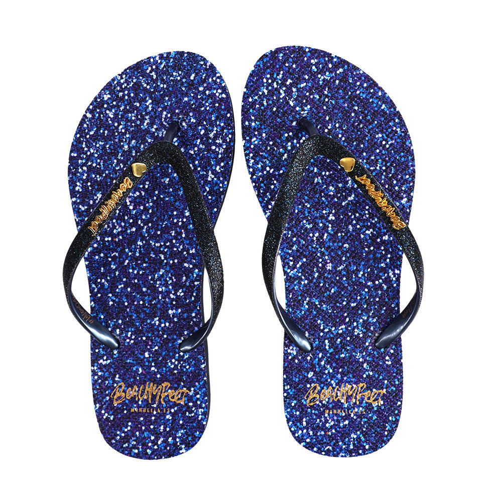 BeachyFeet - Navy Shimmer