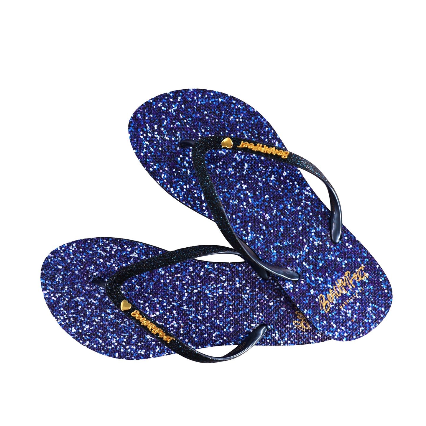 BeachyFeet - Navy Shimmer