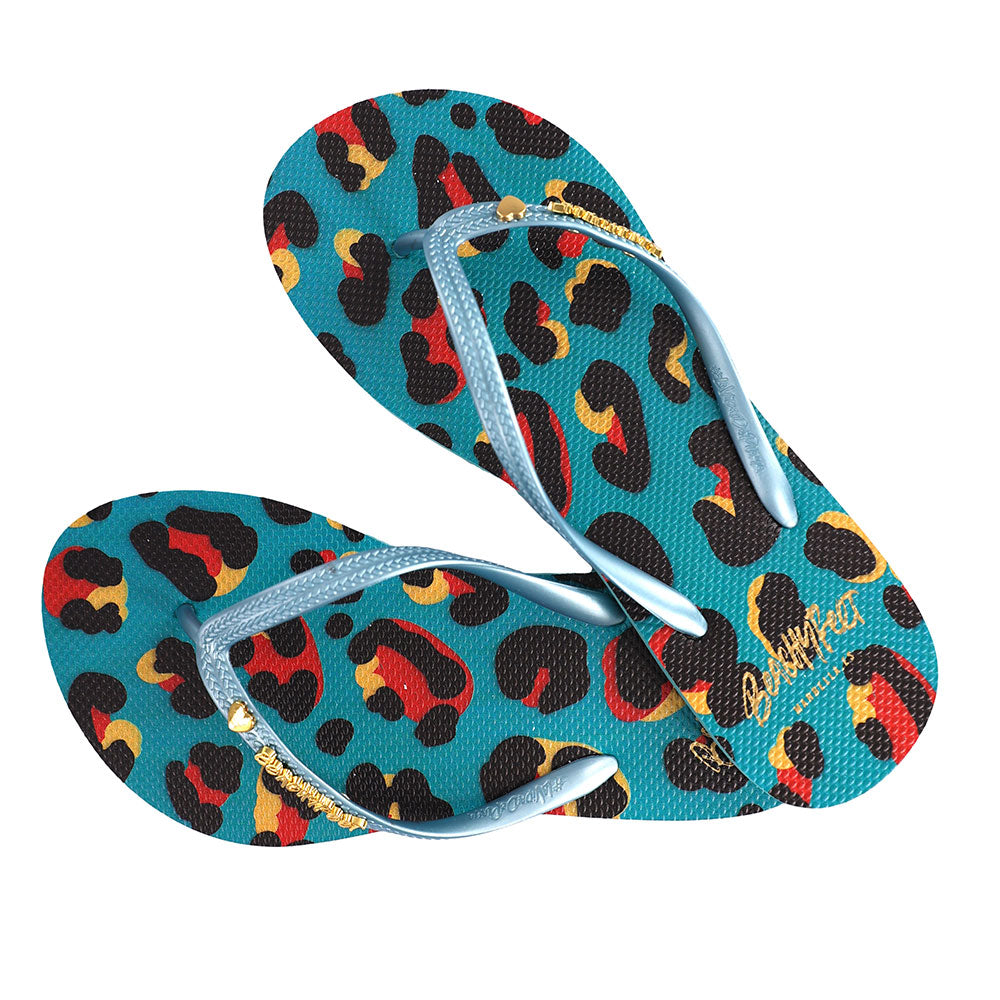 BeachyFeet - Retro Leopardo